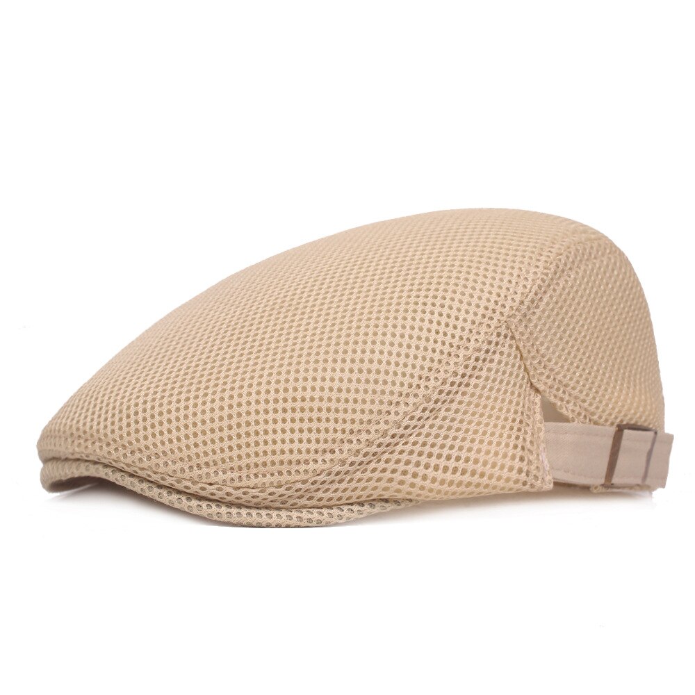 Summer Mesh Beret Hats for Men Women Casual Unisex Denim Beret Caps OutDoors Flat Cap