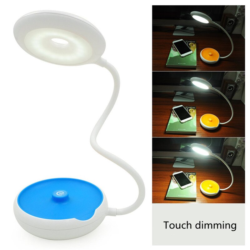 LED portable desk lamp USB touch dimming folding reading eye protection table lamp lighting learning night light