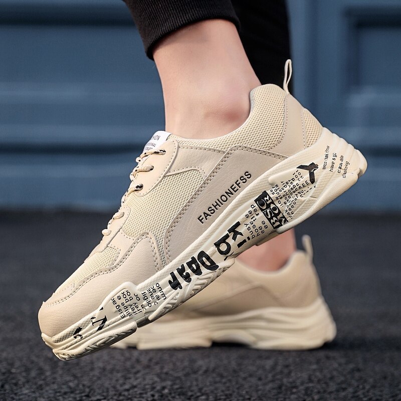 Winter shoes men outdoor sports shoes comfortable shoes white shoes non-slip wearable men's casual shoes 007