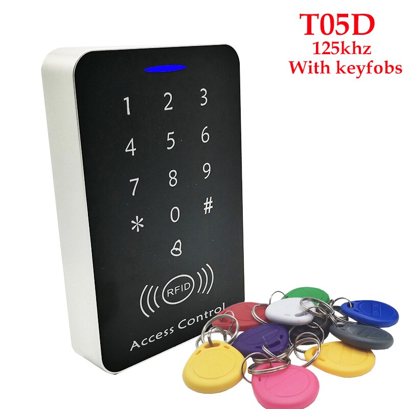 125khz RFID Proximity Card Access Control System RFID/EM Keypad Card Access Controller Door Opener Master Controller: 125khz Mix Key