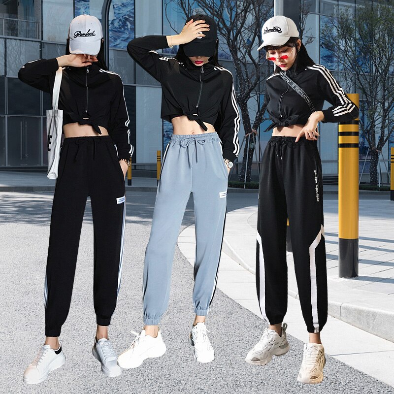 Mode Hip Hop Kostuum Vrouwen Jazz Dance Prestaties Kleding Street Dance Praktijk Slijtage Dj Ds Gogo Dansers Rave Outfit DC3462