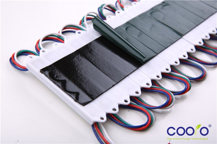 LED 5050 3 LED Module 12V waterproof RGB Color changeable led modules lighting,100PCS/Lot