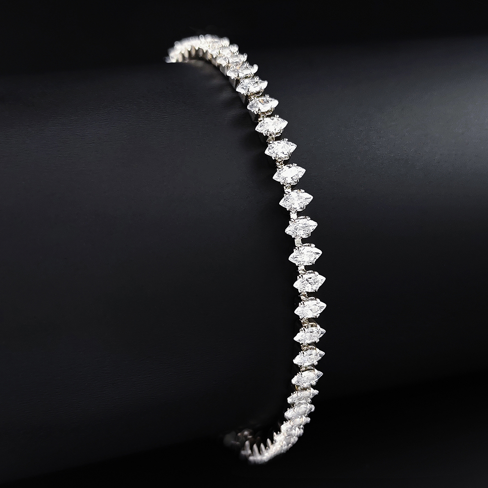 Luxus Armband Echt Silber Bild