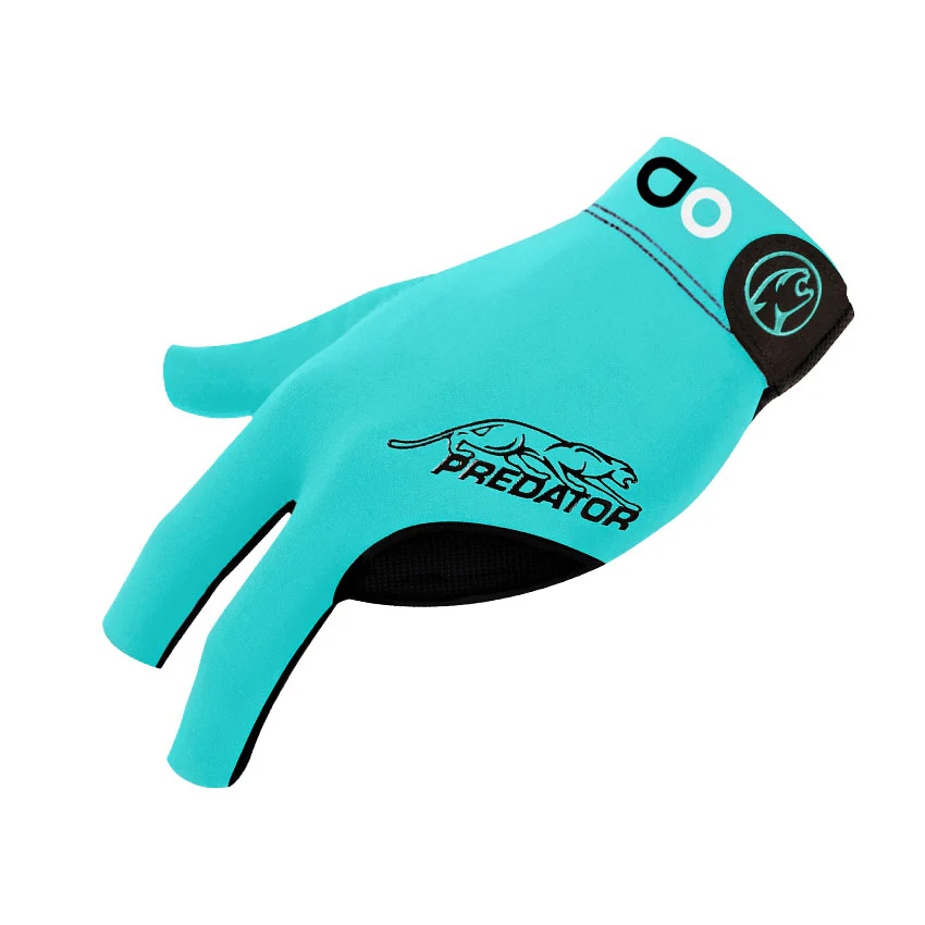 PREDATOR Pool Cue Snooker Cue Gloves Three-finger Mitts Non-slip Left-handed Comfortable Billiard Accessories: Blue