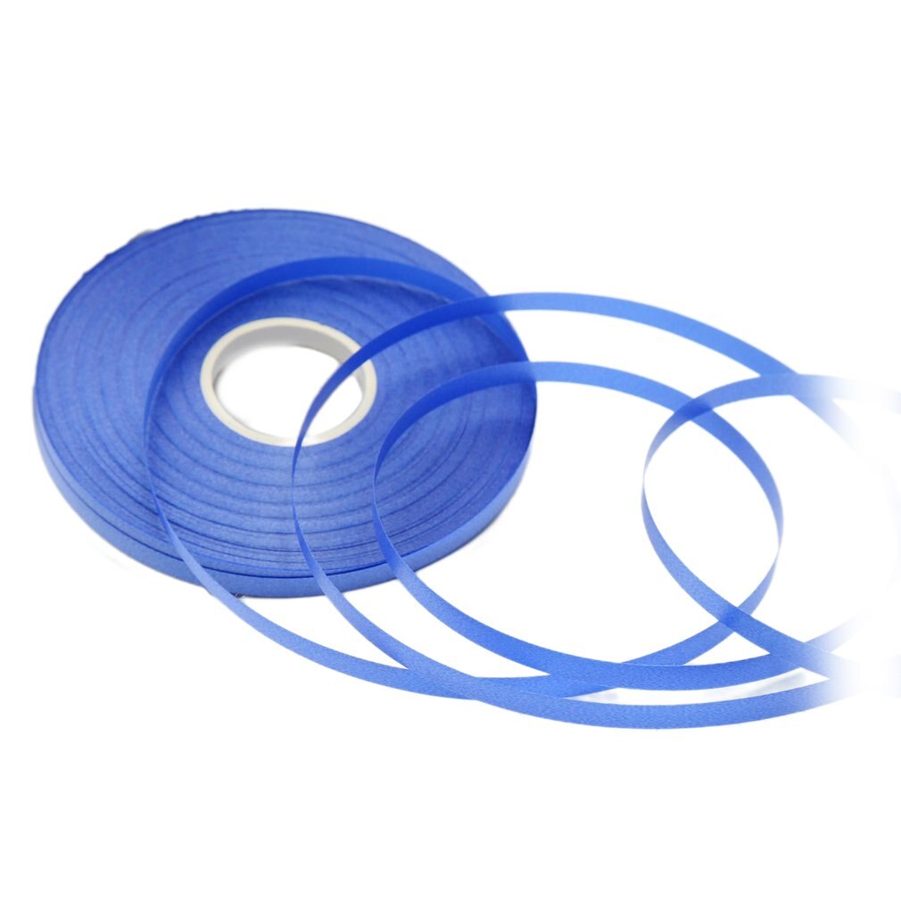 5mm ballon krullint touw 50 meter stropdas metalen ballon lint ballonnen slinger bundel kwastjes linten: Wit