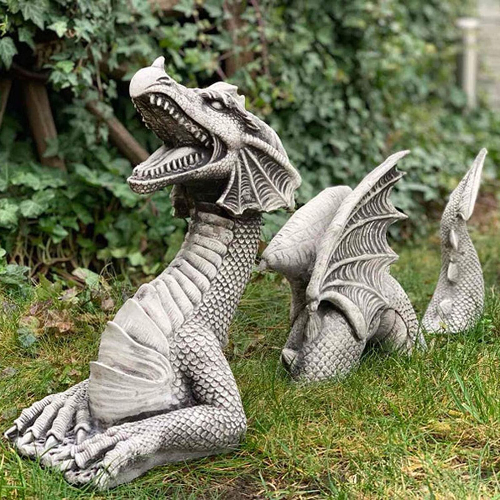 Dragon Novelty Gothic Garden Statues Dragon Figure Statues Patio Front Lawn garden decoration outdoor garden accessories