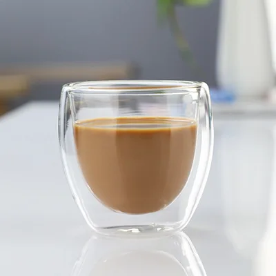 5 maten dubbelwandige geïsoleerde glazen beker heldere espresso koffiemokken handgemaakte biermok thee melkglas whisky glazen kopjes drinkgerei: green