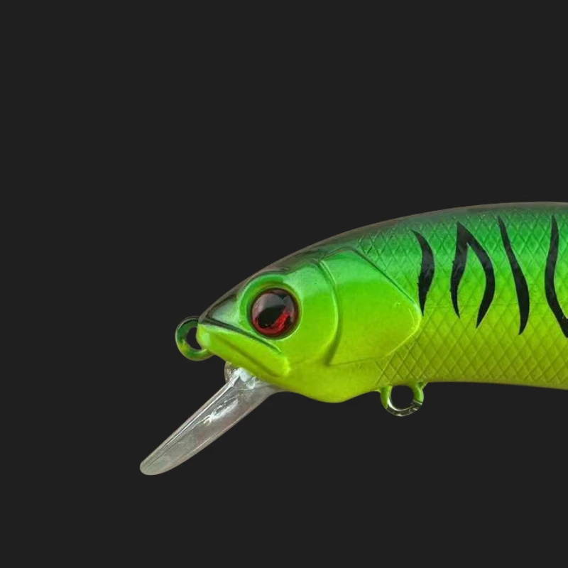 1 Uds Crankbait 60mm 9g Señuelos de pesca de hundimiento lento cebo de manivela pequeña Mini fregadero Minnow duro Artificial lubina trucha perca Lucio pescado