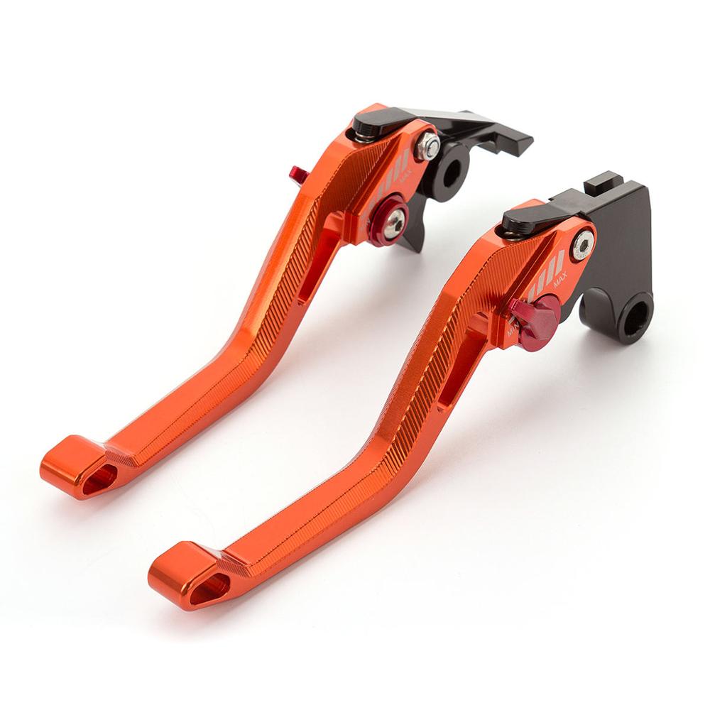 Für Suzuki GSF1200 Bandit T-V Bandit 1200 1997-2000 3D CNC Einstellbare Motorrad Bremse Kupplung Hebel Zubehör Hebel Griff Griff: kurz Orange