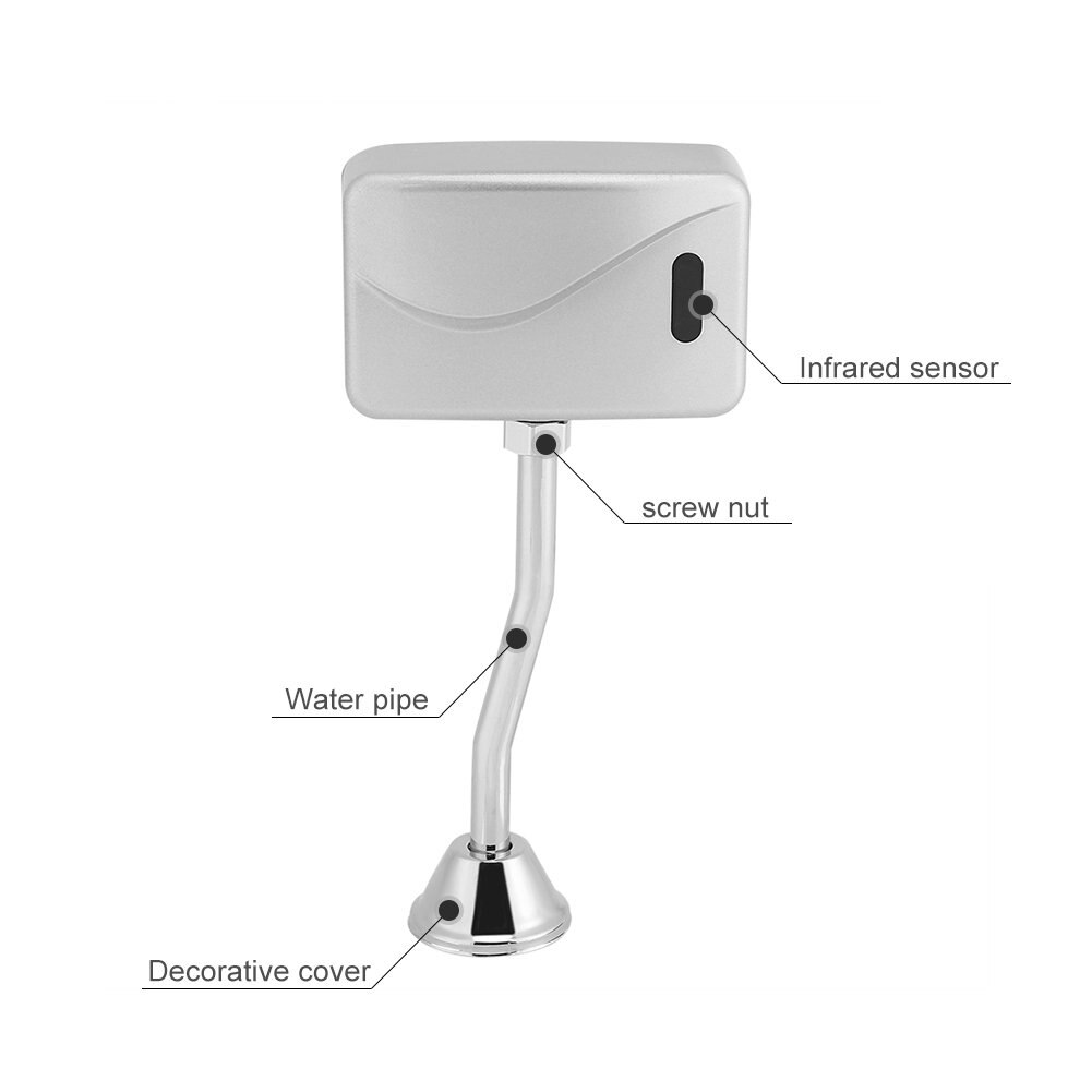 ABKM Heißer Automatische Infrarot Sensor Urinal spülen Ventil Urinal Spüler Batterie Betrieben Betrieben Wasser sparen Gert Wc Teile