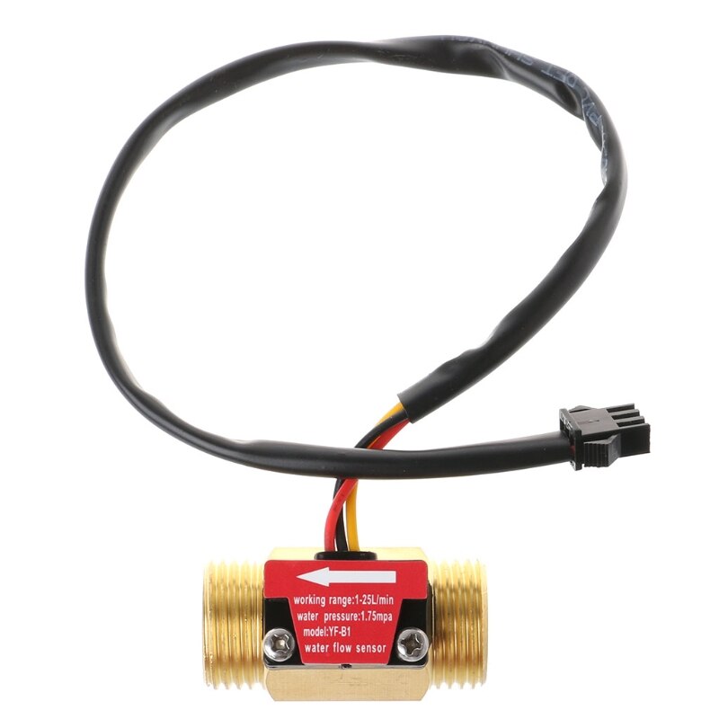 Sensor de flujo de 1 unidad G1/2 ''interruptor de Sensor de flujo de agua-l/medidor de flujo mínimo instrumentos y aparatos de caudalímetro