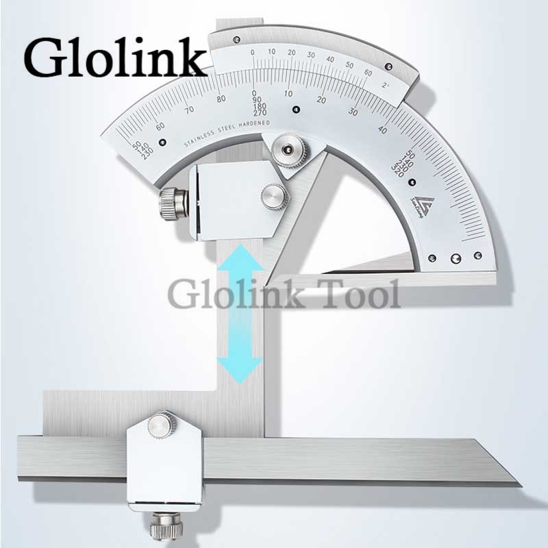 Universal Angle Ruler 0-320 Degrees Angle Square Gauge Ruler Carbon steel Protractor Measuring Tools