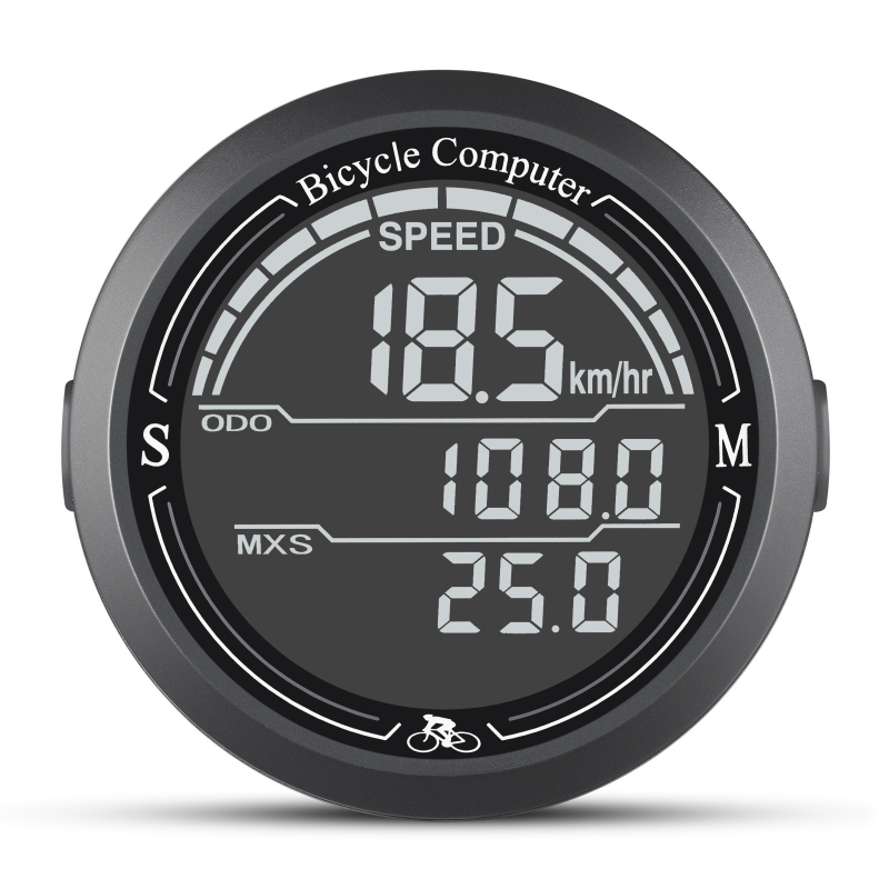 Bike Computer and Bicycle Odometer Wired MPH KM/H Bike Speedometer with Automatic Wake-Up Cycling Speed Tracker