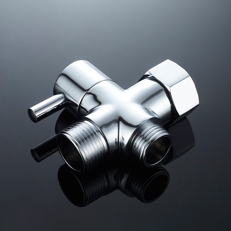 Rovogo  g1/2 eller g7/8 treveis t-adapter vannledningsforbindelse wc bidetvannseparator