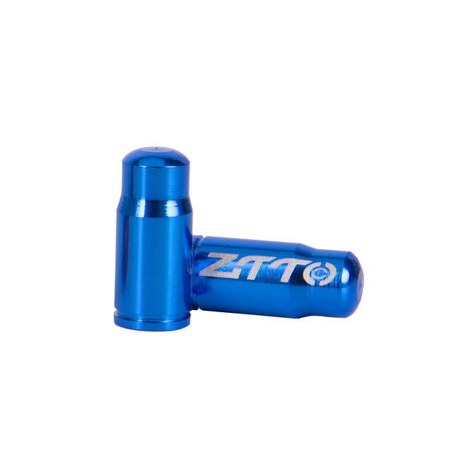 Ztto 2 Stuks Road Mtb Bike Presta Valve Caps Bedekt Protector Stofdicht Fiets Presta Ventiel Cap Voor Tubeless Ventiel: blue 2pcs