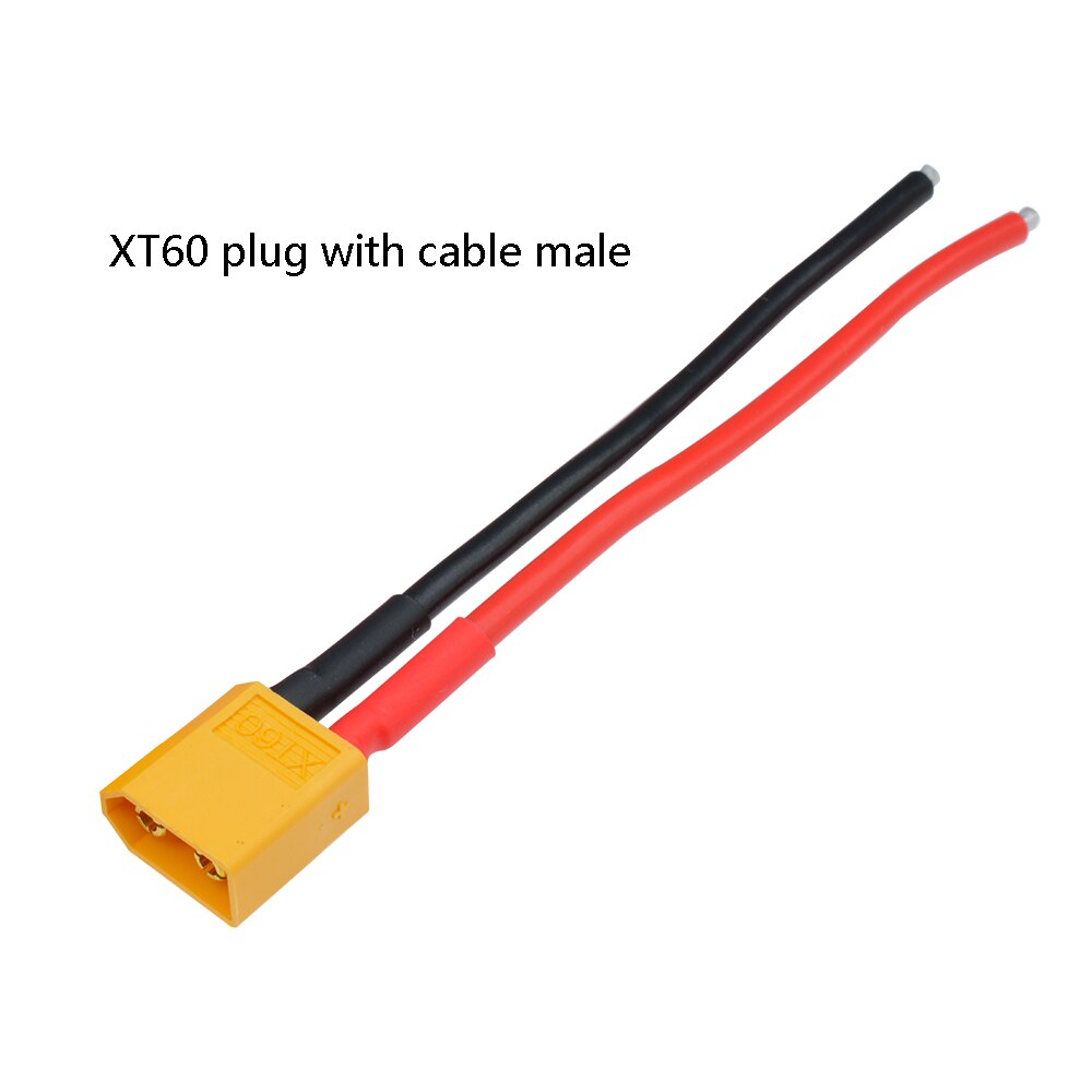 XT60 XT-60 Mannelijke Vrouwelijke Bullet Connectors Stekkers Met Silicon 14 AWG Draad Voor RC Lipo Batterij Quadcopter Multicopter