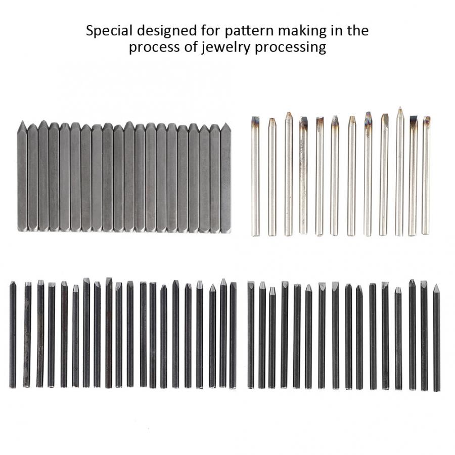 Kit d'équipement de burin d'enclume de bijoux Pro pour la fabrication de bijoux outil de sculpture bijoutier bricolage bijoux sculptés à la main outil d'orfèvre