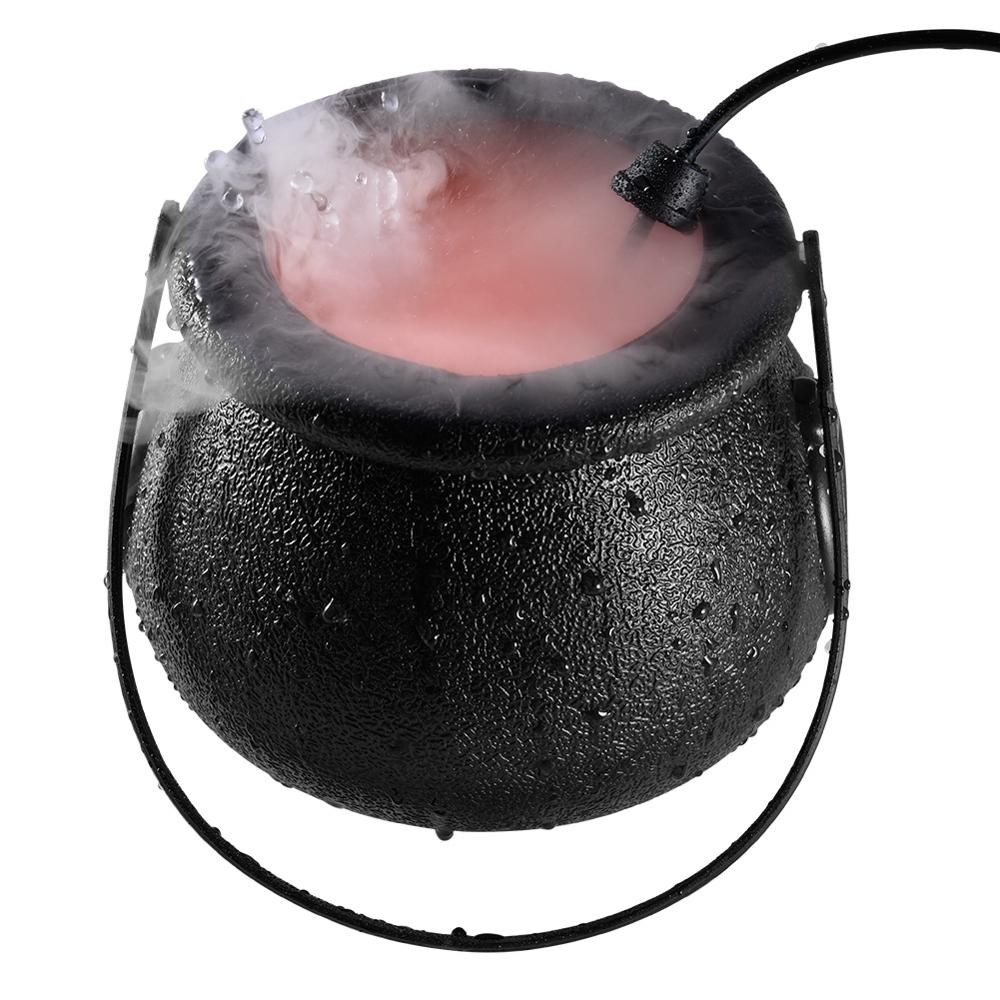 Halloween fumée Machine chaudron monsieur brumisateur fumée brouillard Machine LED à couleur changeante humidificateur Halloween fête effrayant accessoires