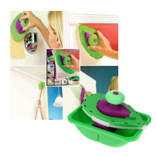 Portable Plastic Paint Roller Perfect Speed Home Painting Ssytem Point Paint Multifunctional Practical Gadgets Spong Paint Brush