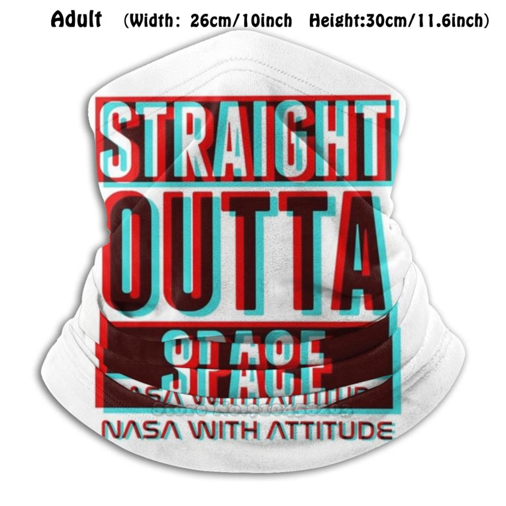Straight Outta Space 1 3d Scarf Bandana Headband Outdoor Climbing Warmer Face Mask Nwa Compton Straight Outta Compton Hip Hop: Adult