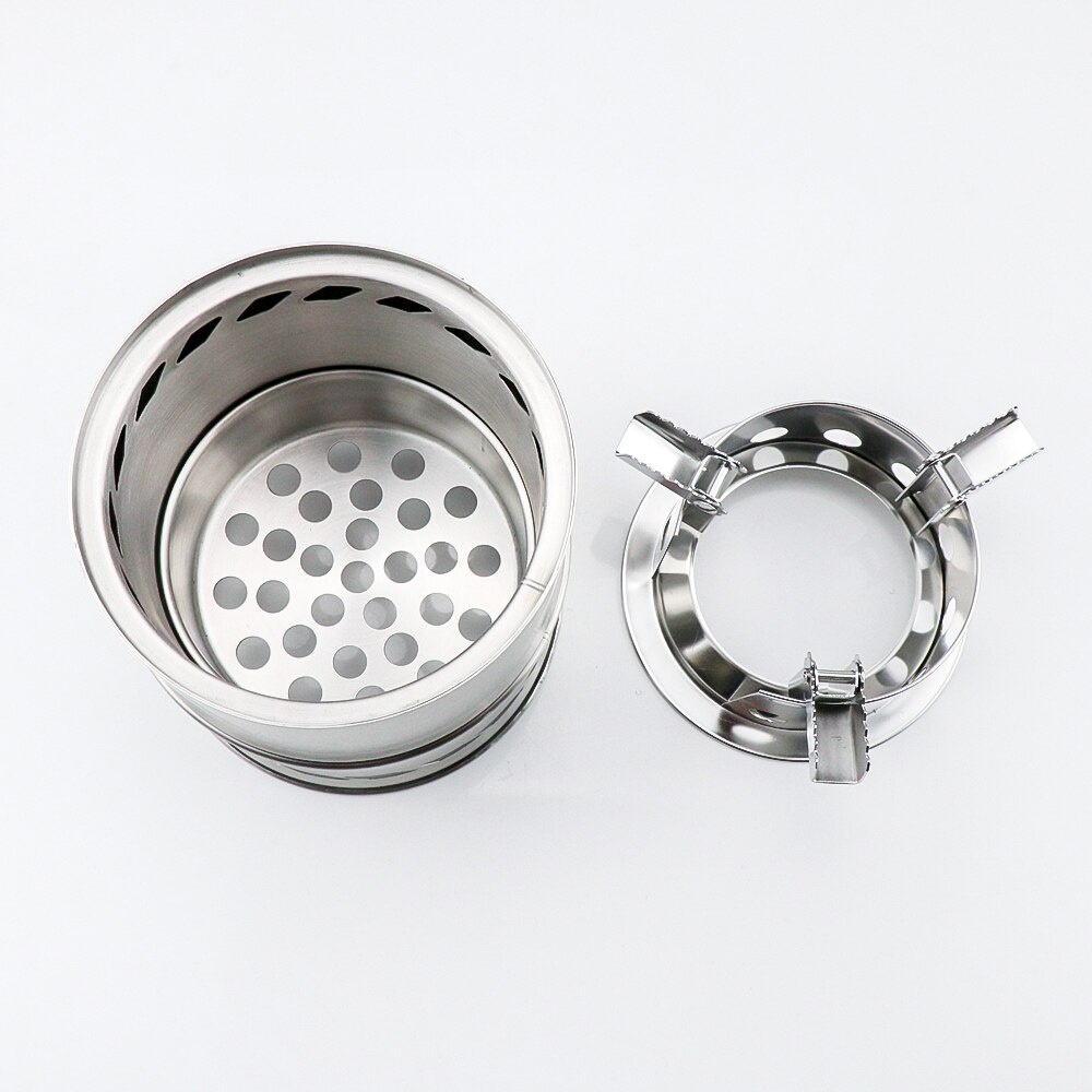 Detachable Wood Stove Camping Portable Wood Burning Stoves Burning Cooker Windproof Gas Stove For Picnic Cooking BBQ