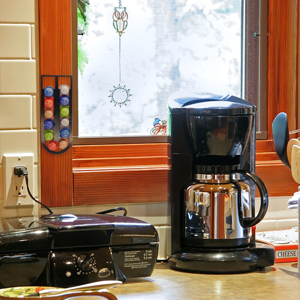 Nespresso Coffee Capsule Bracket Pods Holder Coffee Capsule Stand Dispenser Capsules Storage Shelve Organization Tower Holder