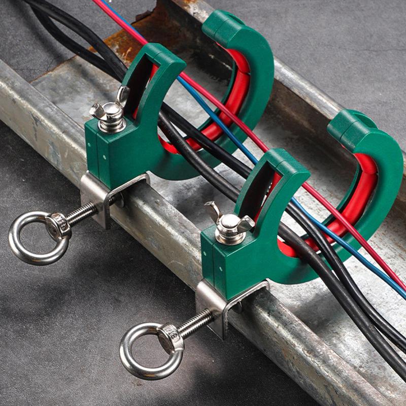 Cable Tray Rollers Cable Laying Roller Helper Adjustable Clamp Pulley Cable Tray Roller Efficient Cable Wire Threading Tool