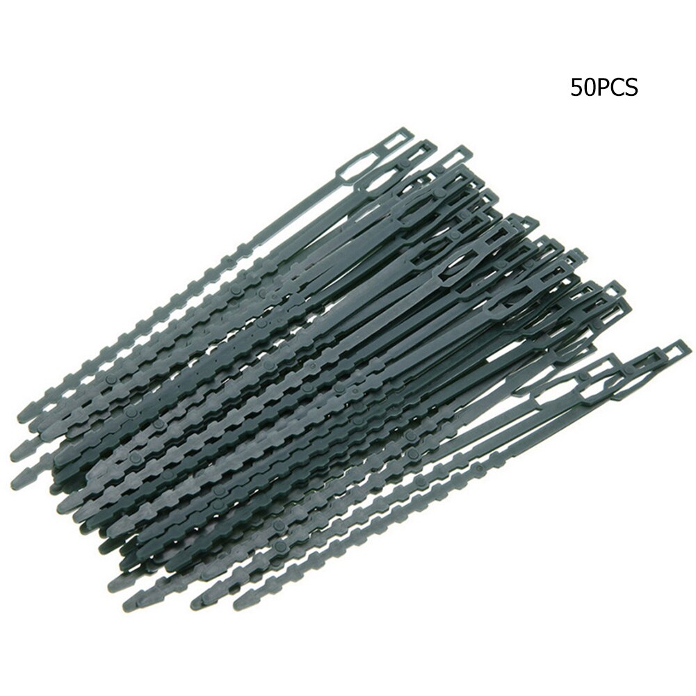 50PCS Tree Ties Adjustable Plant Ties Garden Ties Flexible Plant Cable Ties For Supporting Rose Shrub Plants Greenhouses Huerto