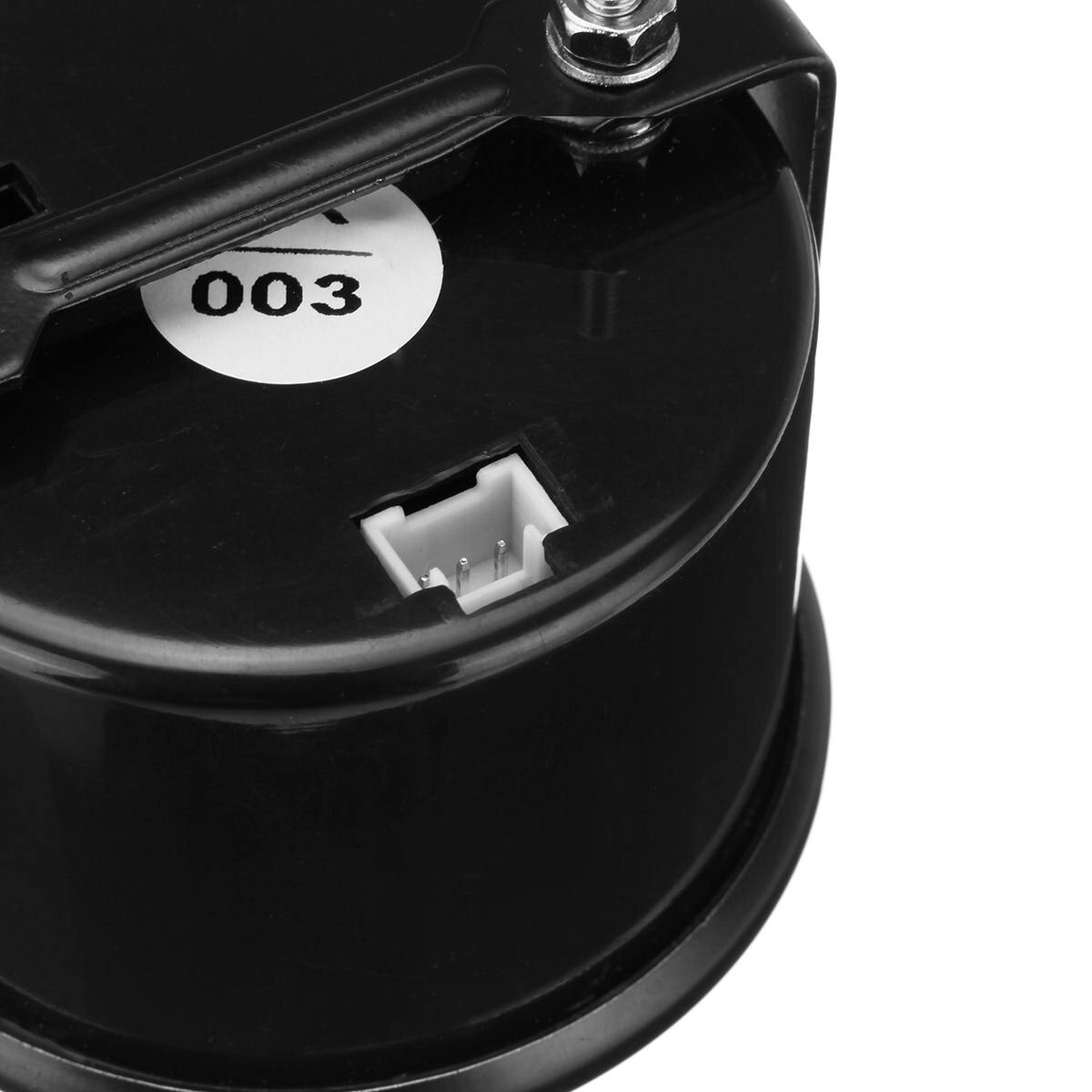 Universal 2" 52mm 12V Car Air Fuel Ratio Gauge Meter Digital LED Light Dual Display Auto Gauges