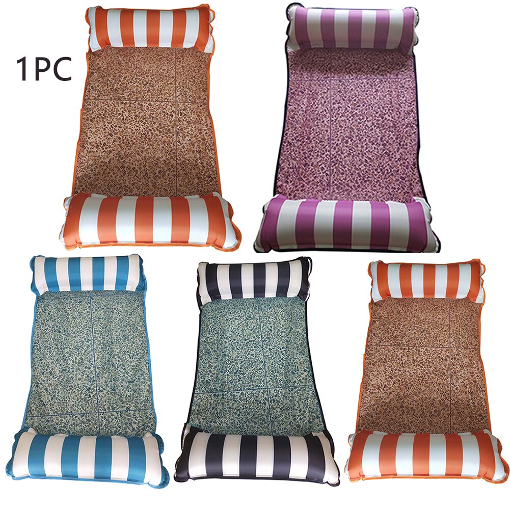 Multi-Purpose Water Sports Drifter Outdoor Bed Party Swimming Pool Foldable Floating Lounge Chair Inflatable Hammock Saddle Toy