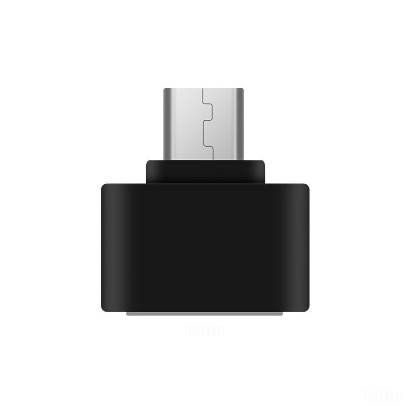 Antirr ミニマイクロ USB OTG アダプタオス USB2.0 用 Xiaomi Huawei 社 Lg の Android 電話 USB OTG アダプタ: Plastic black