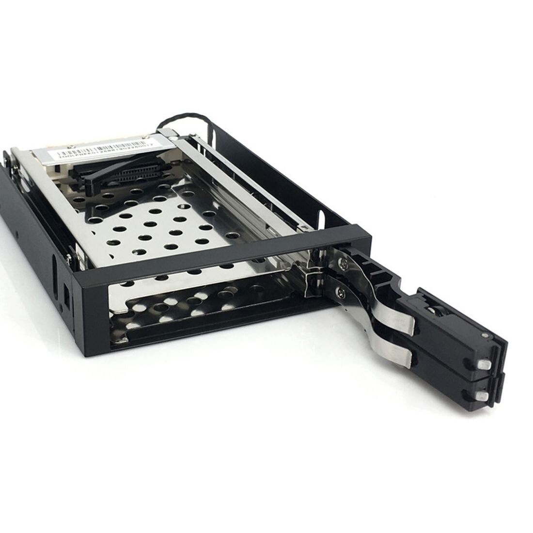 Caja de extracción de disco duro con indicador LED, herramienta libre MRA261AL/MRA258AL, 2,5 pulgadas, Bahía individual/doble, SATA 6gbps, HDD/SSD
