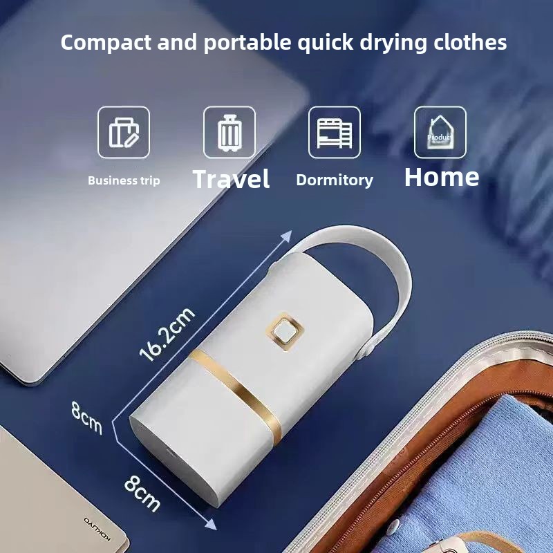 Secador de ropa portátil, secadora eléctrica compacta para el hogar, secadora de ropa plegable, práctica secado de ropa en dormitorios