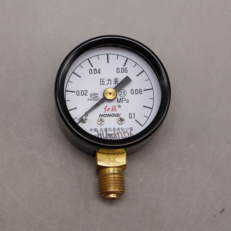 High Quaility Y-40 Ordinary Pressure Gauge Range:0-0.1Mpa Dial Diameter:40mm
