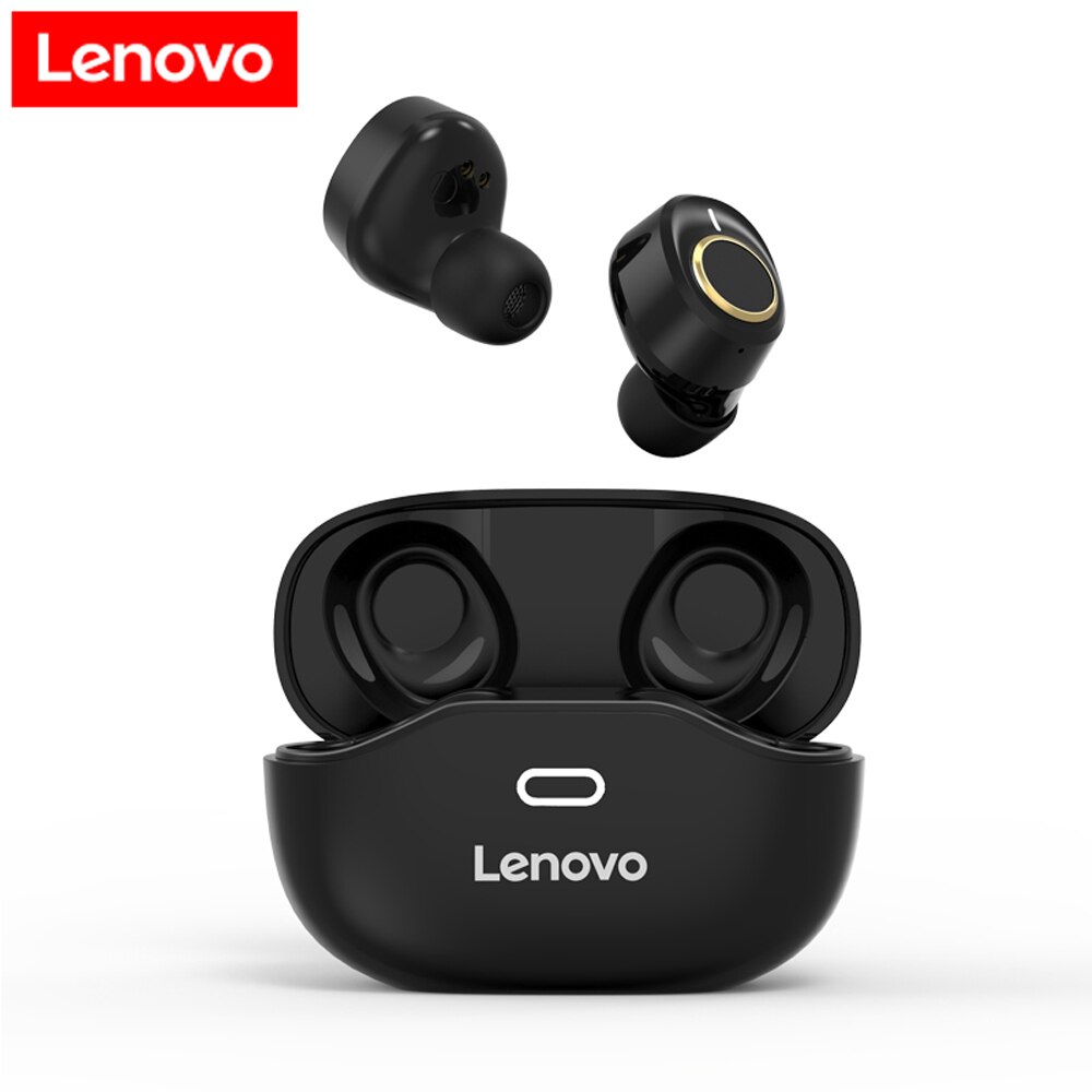 Lenovo X9/X18/XT91/QT83/LP1/LP1S Wireless Earphone Touch Control Bluetooth 5.0 Headphone Stereo HD Music Earbuds Headset w/ Mic: X18 Black