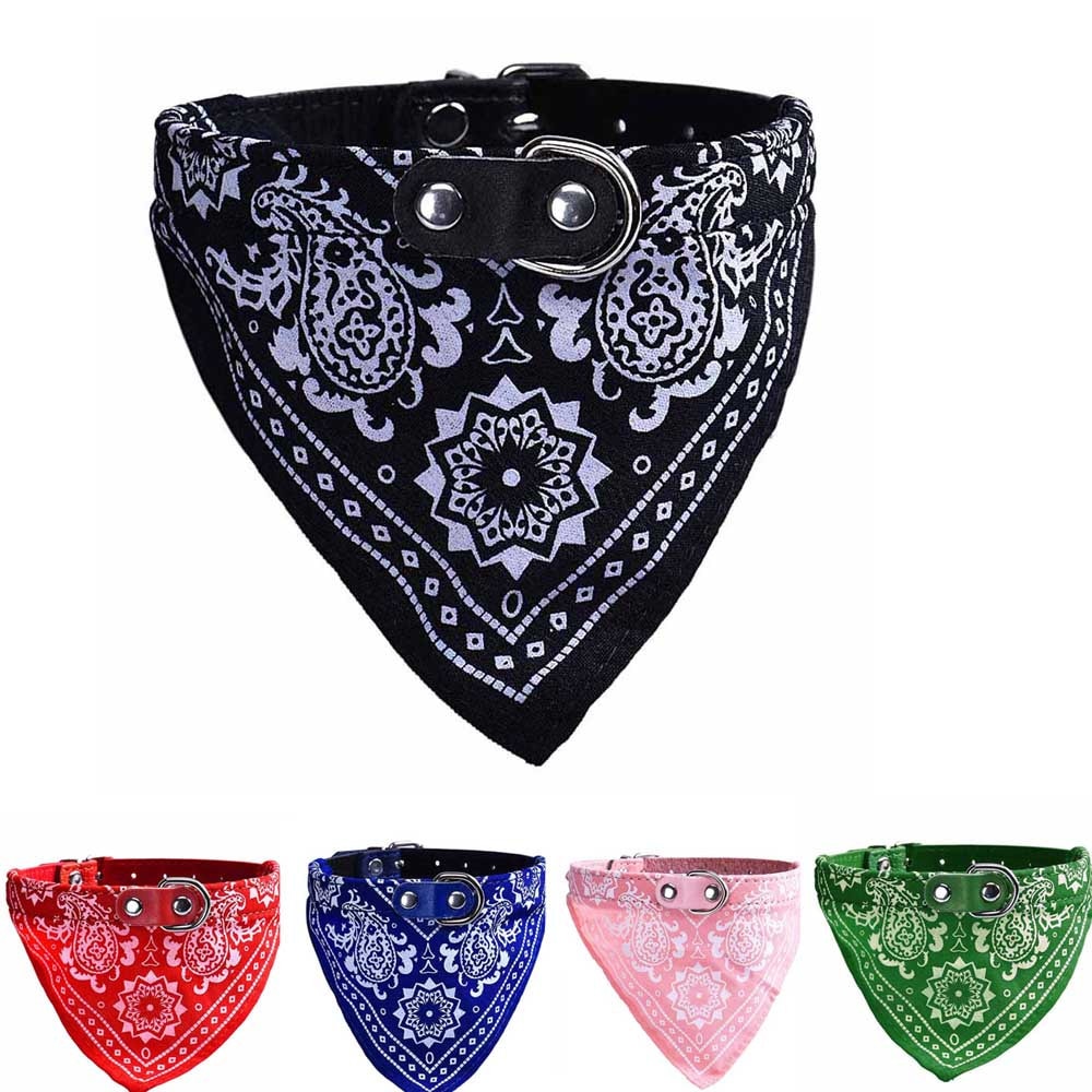 Réglable chien chiot chat cou écharpe Bandana collier foulard pour chien perro chien dla psa hond honden cani psy # #