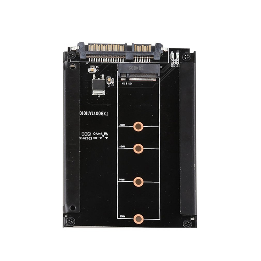 M.2 NGFF SSD To 3.0 SATA Bkey 2.5inch 22Pin 6Gbps/s Expansion Adapter Card With Enclosure Socket M2 NGFF Adapter