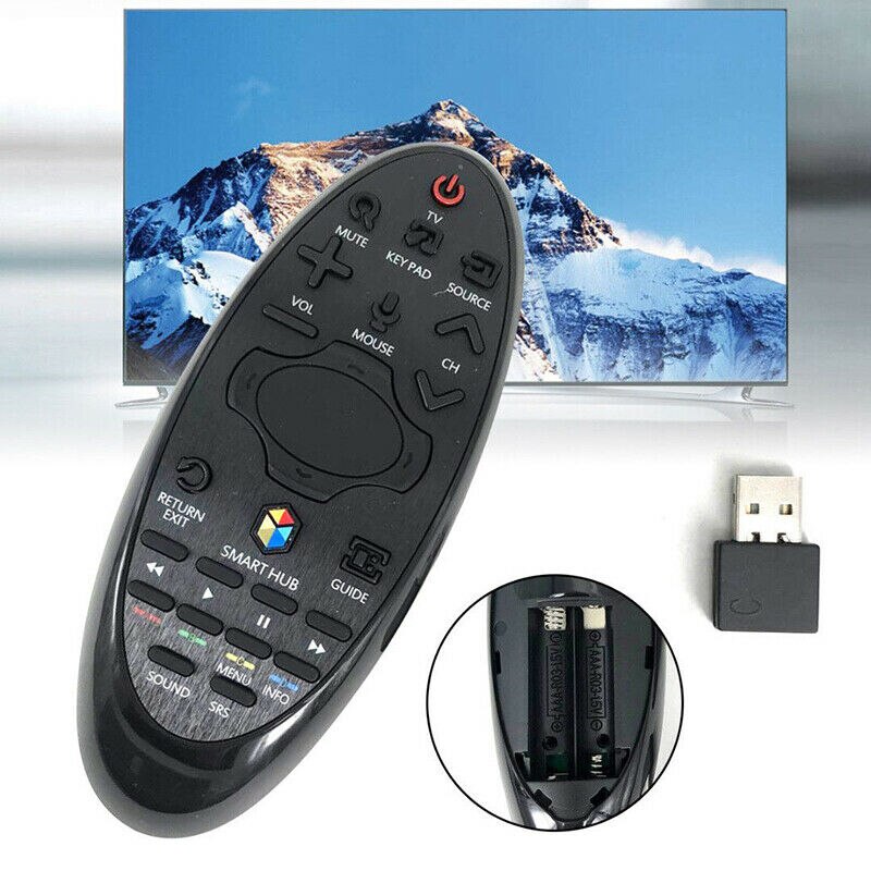 Remote Control SR-7557 for Samsung Smart TV Hub o Sound Press RF Replace Remote Control