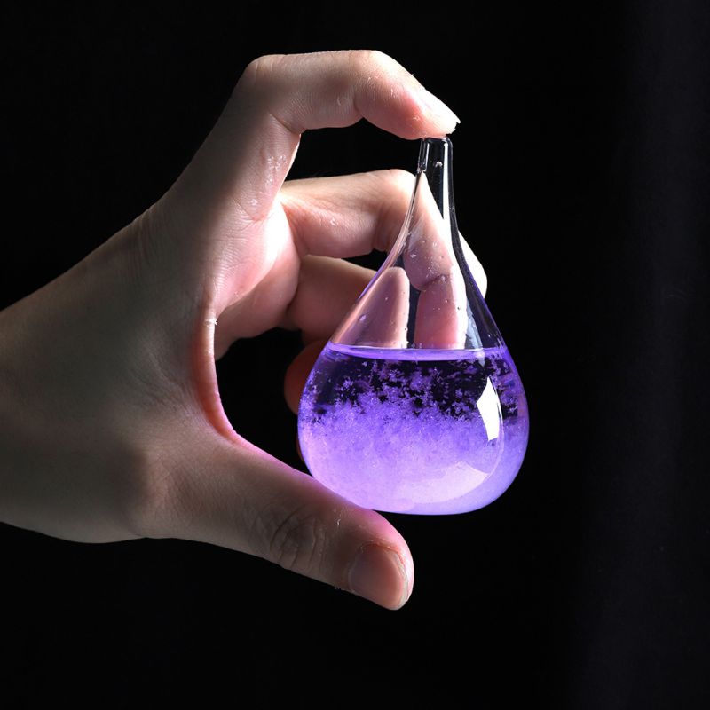 bureau météo prévision goutte d'eau verre bouteille baromètre bouteilles Station météo
