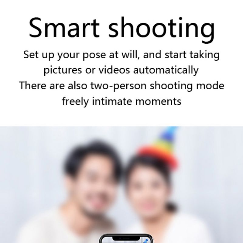 Smartphone Gimbal 360° Face Photo Follow Up Phone For Vlog Live Video Record Smart Gimbal Face Tracking Photo Camera