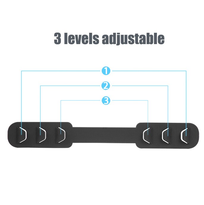 Gancho da correia de 10 pces para máscaras, correia ajustável da extensão de 3 engrenagens para aliviar a pressão & a dor vestindo dos ears dos longos tempos