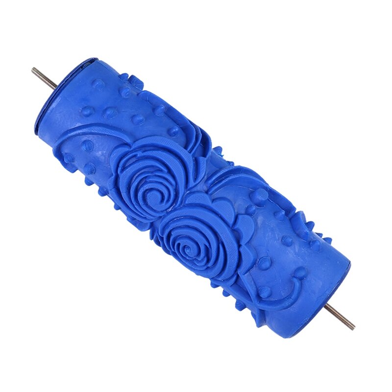 7inch 3D Rubber Wall Decorative Painting Roller, Patterned Roller Wall Decoration Tools Without Handle Grip: A