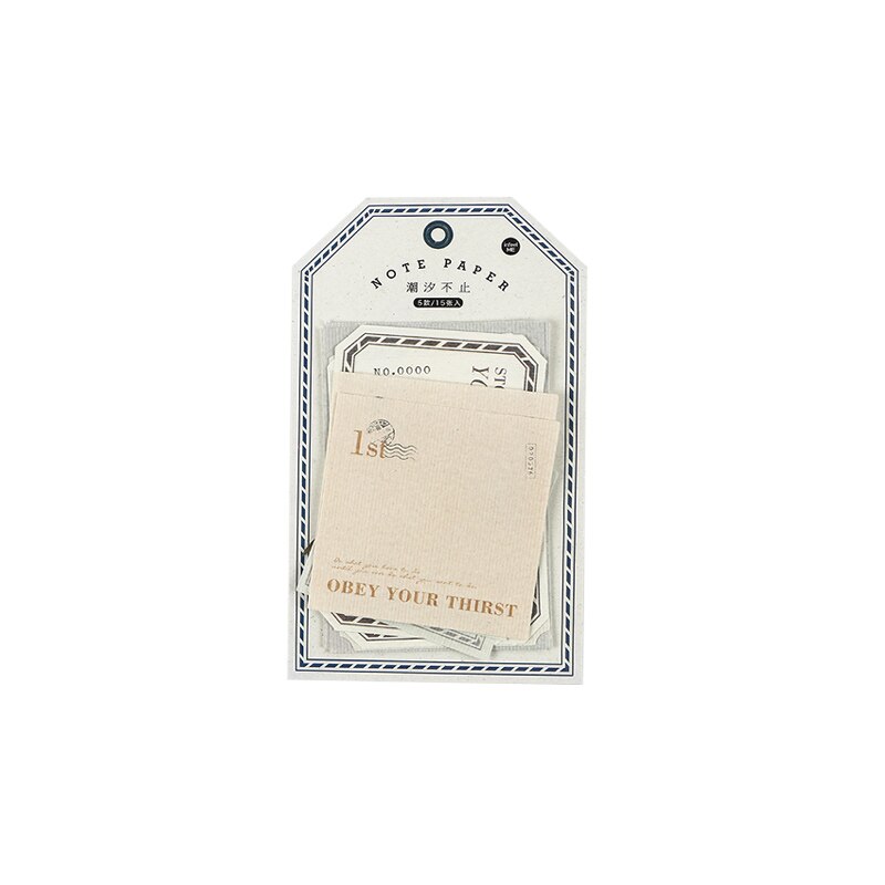 Papel Vintage con textura especial para notas, Material de junkJournal, tarjeta de papel Kraft, DIY, tarjetas LOMO decorativas para álbum de recortes, 15 Uds.