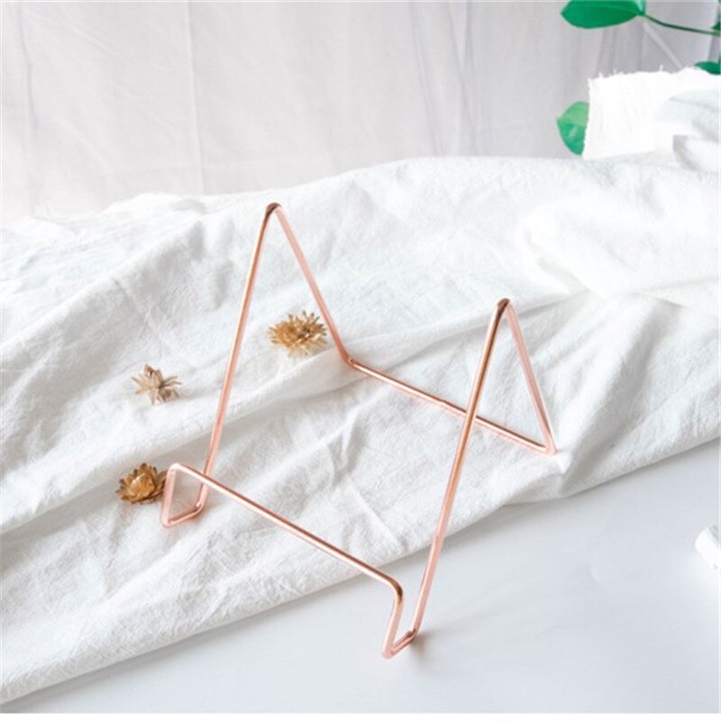 Geometric Storage Rack Desktop Placement Stand Mobile Phone Book Storage Rack Multifunction Display Stand Holder