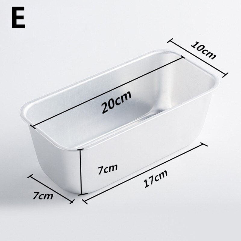 Vierkante Aluminium Template Verwijderbare Bodem Cakevorm Patroon Bakvormen Ovenschaal Die Cake Decorating Gereedschap: E