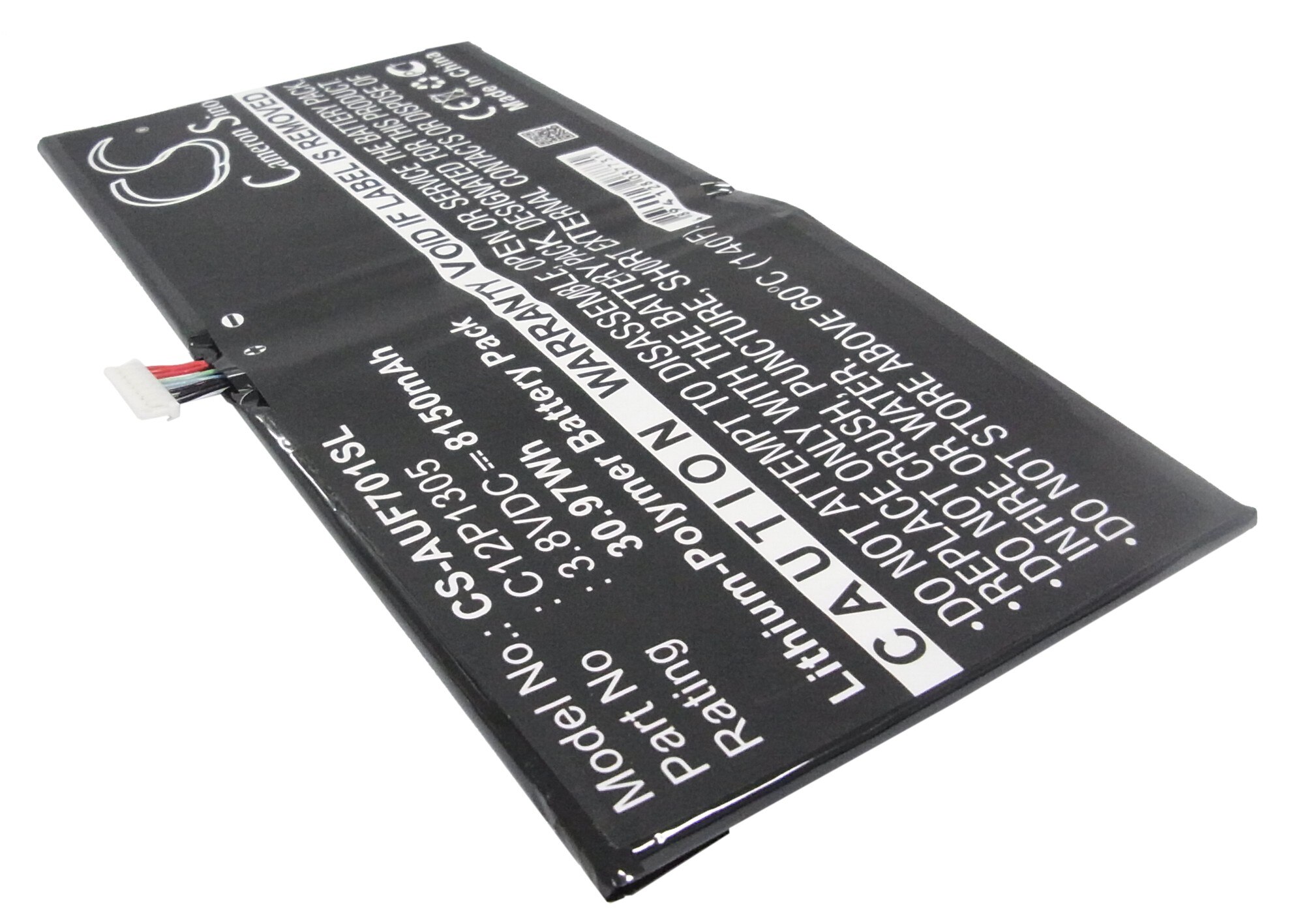 Batería de 8150mAh para Asus K00C, TF701T, transformador TF701T