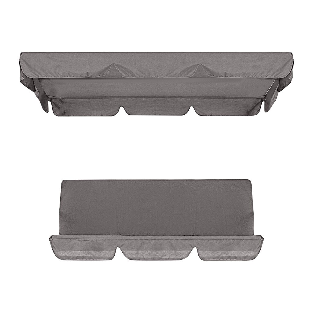 Huśtawka ogrodowa z baldachimem górna pokrywa wodoodporny fotel wiszący robić użytku na zewnątrz hamak z baldachimem parasol wiszący w celu uzyskania huśtawka krzesło markiza 2020: Ciemny szary