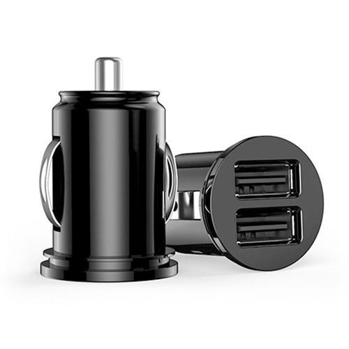 Mini Dual Usb Car Charger 2 Poorten Adapter Voor Iphone X 7 Xr Xs 8 Huawei Charger Usb Mobiele Telefoon charger Autolader Snel Opladen