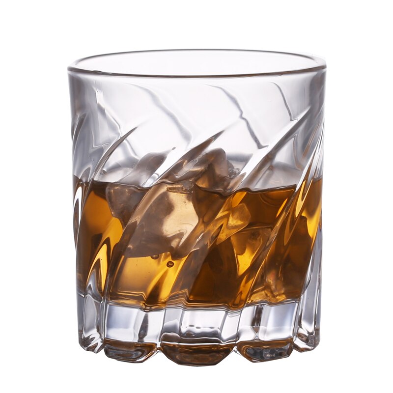 Rotating Whiskey Glass Old Fashioned Glass for Drinking Bourbon,Scotch,Cocktails ,Whisky, Shake Cup Personality Glass