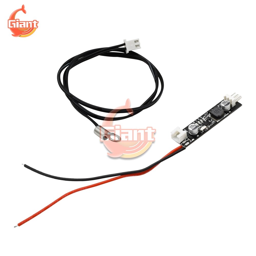 DC5V/12V PWM Speed Controller Fan Speed Governor 4 Wire 2-3 Wire Computer Temperature Control Switch for PC CPU Cooler Fan Alarm